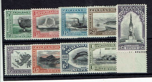 Image of Falkland Islands 127/35 UMM